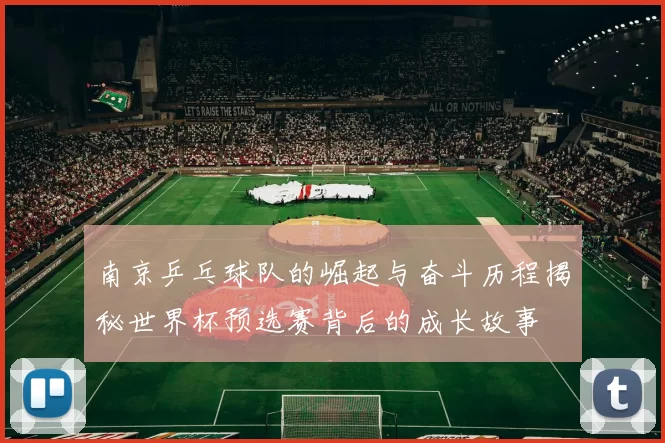 南京乒乓球队的崛起与奋斗历程揭秘世界杯预选赛背后的成长故事